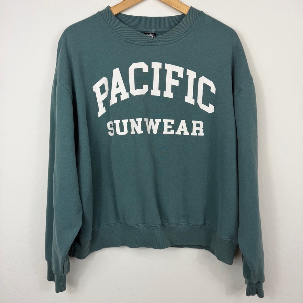 Pacsun green crewneck sweater‎ size small